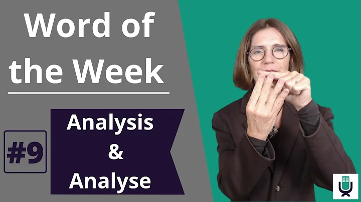 How to Pronounce “Analysis” & “Analyse” – Business English for Professionals