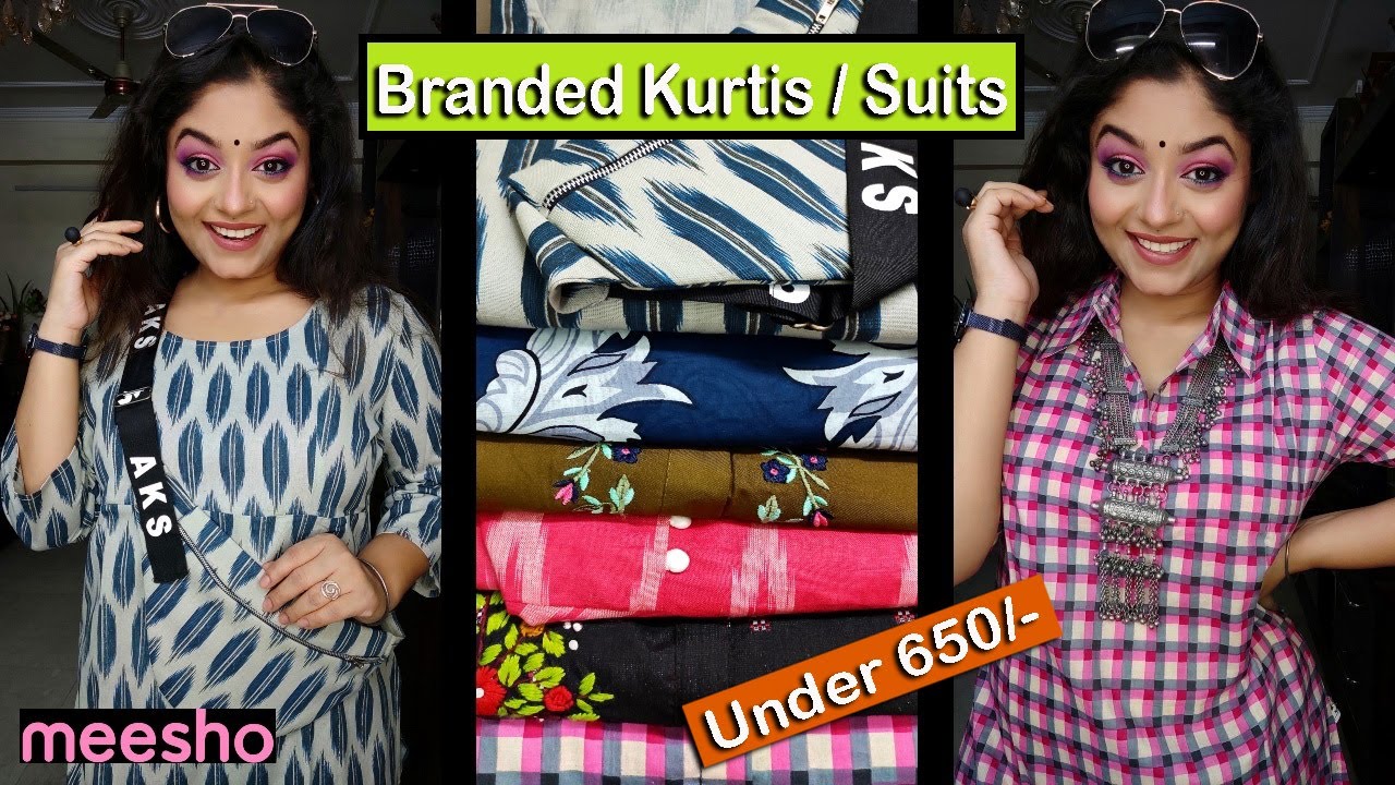 Meesho😍Meesho Haul😍Branded Kurtis & Suits in budget😍Meesho Kurti Haul😍