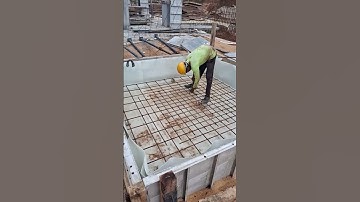 isolated footing reinforcement work #construction #footing #civilengineering#viral