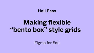 Hall Pass: Making flexible 'bento box' grids in Figma