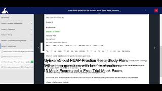 PCAP Practice Tests | PCAP-31-03 Practice Tests