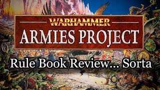 Warhammer Armies Project Rule Book Review