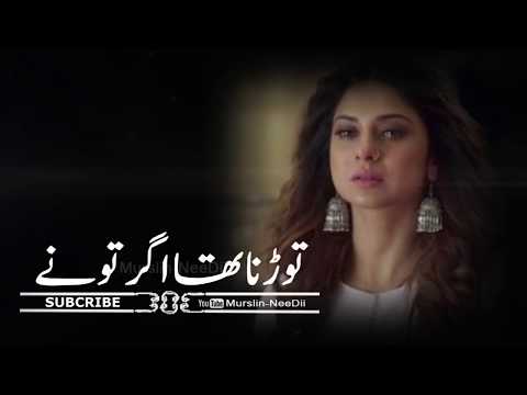 jab-dil-hi-todna-tha-to-malan-mujhse-dil-lagaya-kyun-whatsapp-status-2018
