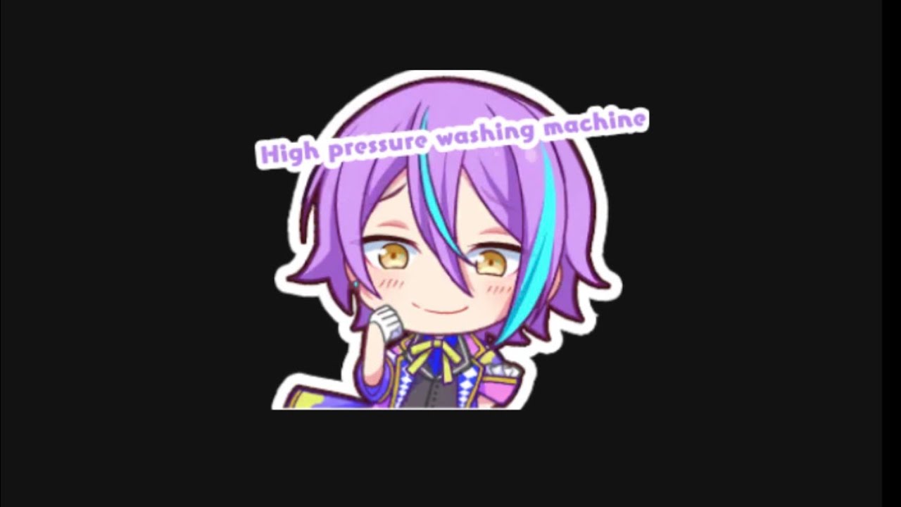 The intense voice of hatsune miku except every gold note is rui saying high pressure washing machine