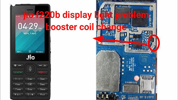 jio f220B display light booter coil change best 👍👍💯 solution