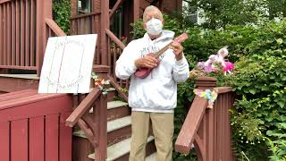 Play Music On The Porch Day 8/28 with Lee Urban and his ukulele