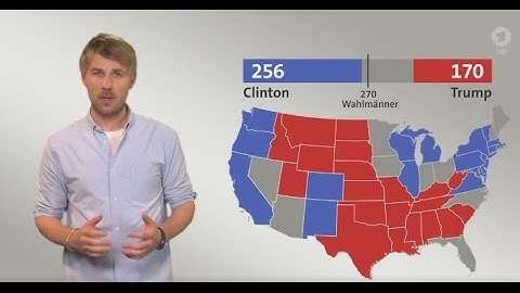 #kurzerklärt: US Wahl 2016 - So wird entschieden, ob Trump oder Clinton gewinnt