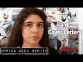 Spring Week Series | Part 2 | CVs and Cover letters