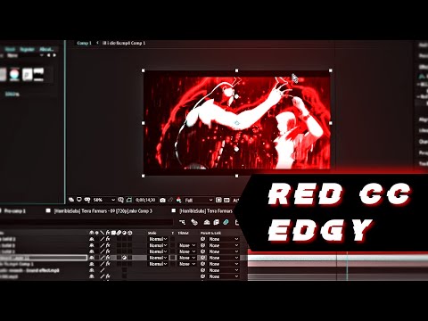 How to make cc dark red | After Effect