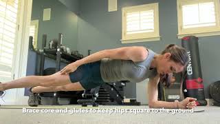 Single arm plank