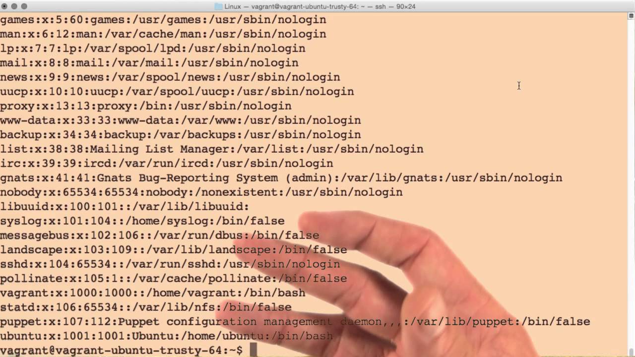 Introduction to etc password 