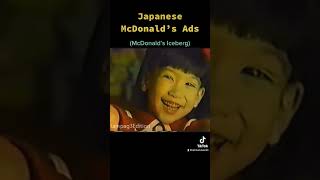 Creepy Japanese McDonald’s Ads (McDonald’s Iceberg) #shorts
