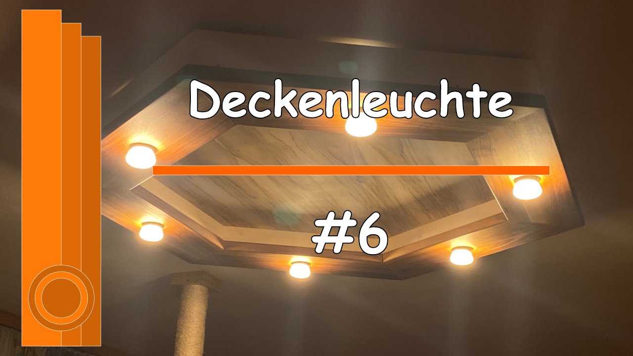 ‼️ Montage der Deckenleuchte ‼️ - YouTube
