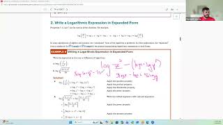 MAC 1140 4.4 Properties of Logarithms