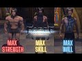 Fable Anniversary -  Max Strength, Max Skill, and Max Will Hero comparison