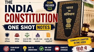 📑The Indian Constitution Full Chapter Notes | Class 11 Political Science Hindi✨