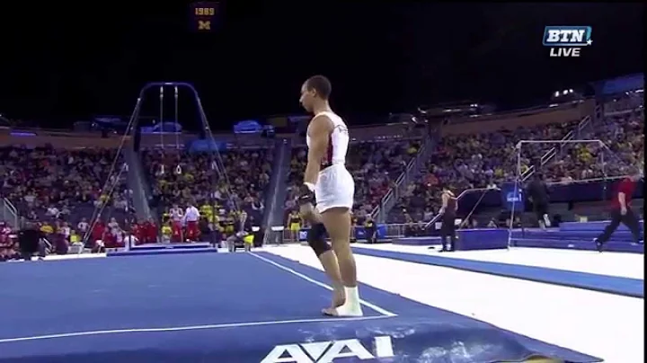 Raymond White (Oklahoma U) FX @ 2014 NCAA Champion...