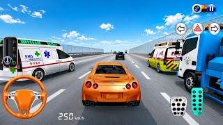 My New Orange GTR Parking Challenge 🚗 | Extreme Highway Parking | 3D Driving Class #gameplay#cargame screenshot 5