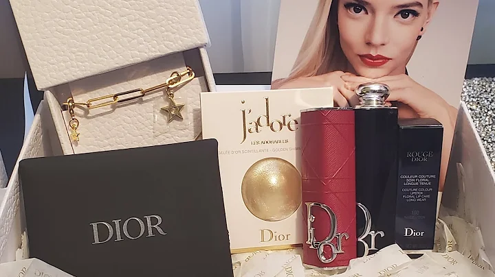 Dior Beauty Unboxing with Dior phone charm and new lipstick cases
