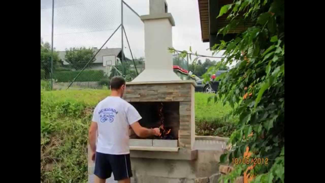Vrtni Kamin Barbyque Youtube