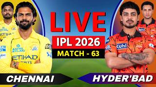 🔴 LIVE: Chennai vs Hyderabad, IPL 2026, Live Cricket Match Scores, Commentary, CSK vs SRH Live