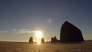 Cannon Beach Sunset Timelapse