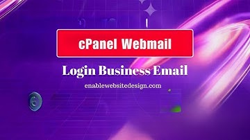 How to login into business email or webmail in cpanel