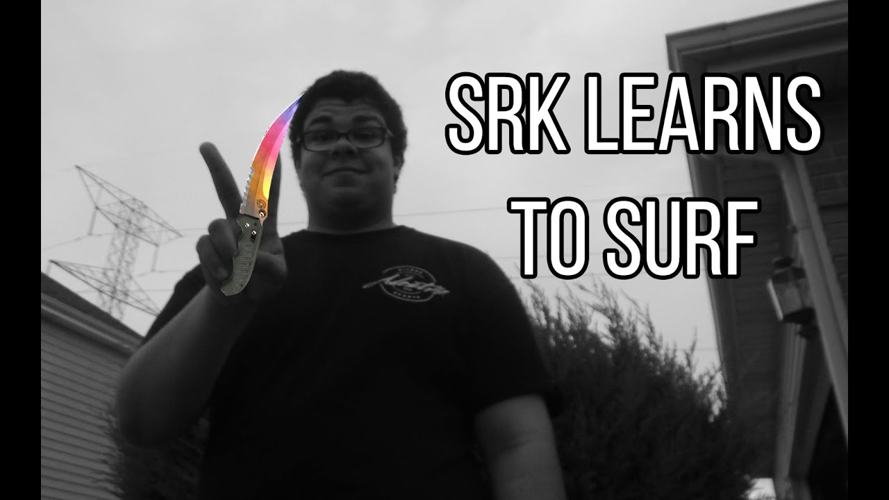SRK LEARNS TO SURF! #1 w/ AKG