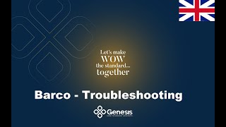 Barco - Troubleshooting 🇬🇧