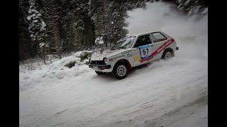 Lammin ikkunat ja ovet ralli 2018. Teemu Husso Jari Sissala Toyota starlet 1300