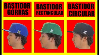 Como Bordar laterales de Gorras diferentes tecnicas - How Embroidery side of Hats