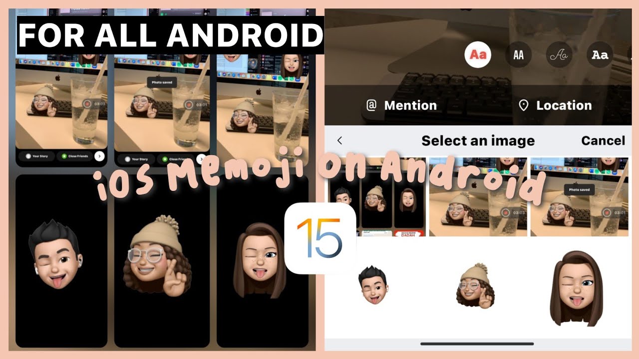 iOS Memoji on Android - How To Get iPhone Memoji on Instagram