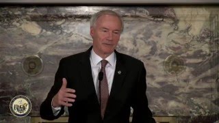 Governor Hutchinson signs DHS Appropriation with Line Item Veto