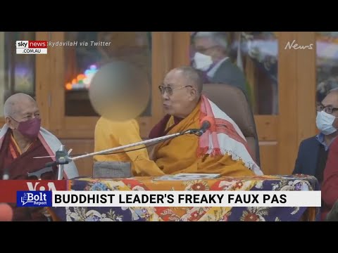‘Gobsmacking’: Dalai Lama filmed asking young boy to ‘kiss him and then suck his tongue’