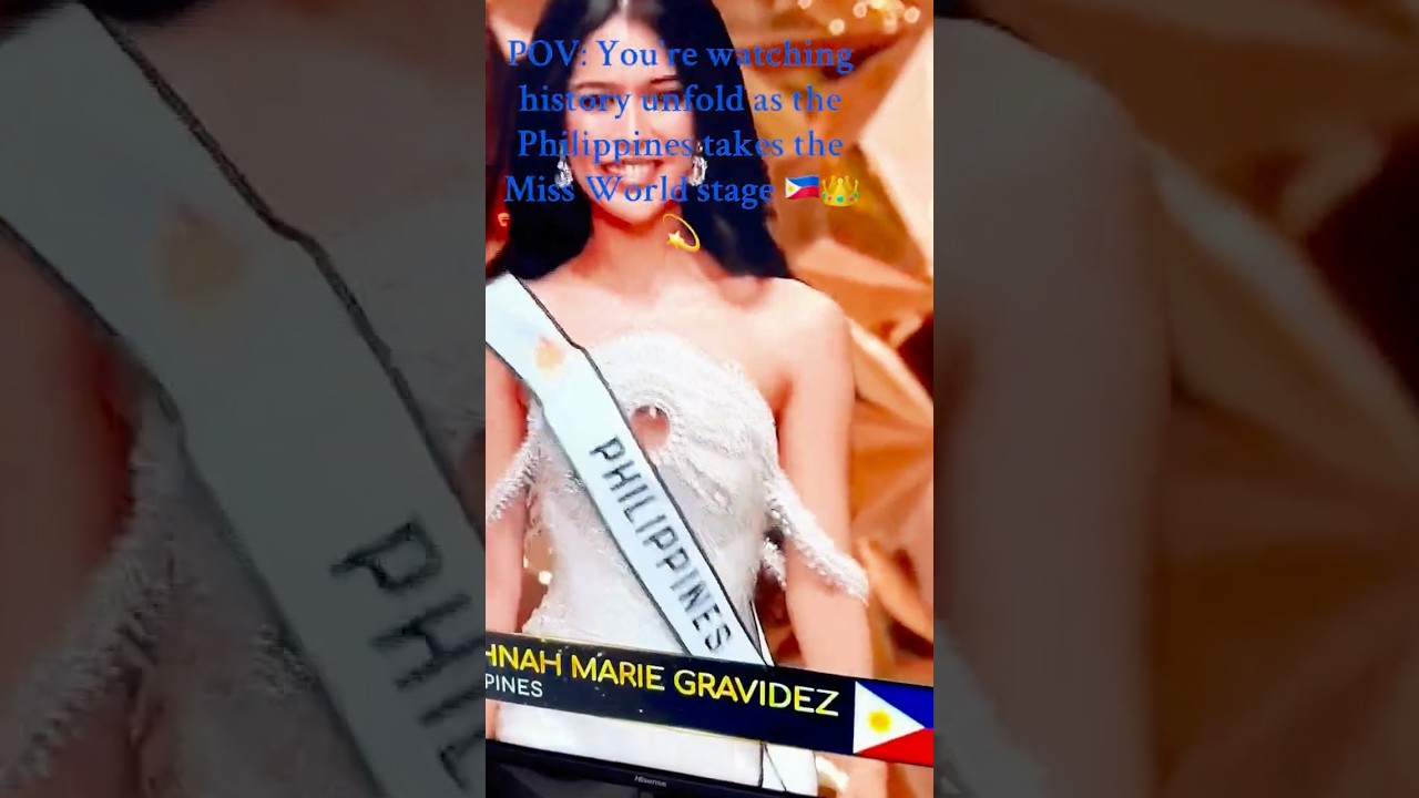Miss Philippines takes the Miss World stage! #ramure #missworld #philippines #MissWorld2025 #fyp