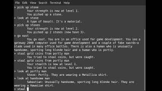 A text adventure that uses LLMs - Dev Log 1