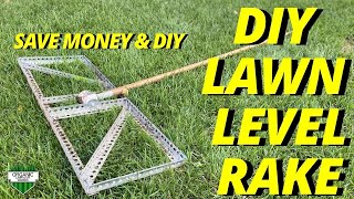 Level Rake - Rasenrakel - Lawn Rake selber bauen - NewWonder555