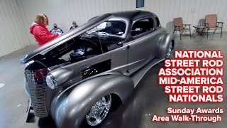 37th Annual NSRA Mid-America Street Rod Nationals Awards Area Walk-Through