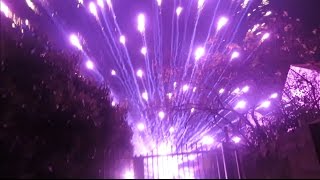 getting hit by fireworks in cardiff