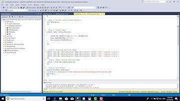 What is Backup, Types of Backups, Full backup and restoration through GUI + SQL Script in Pashto 10