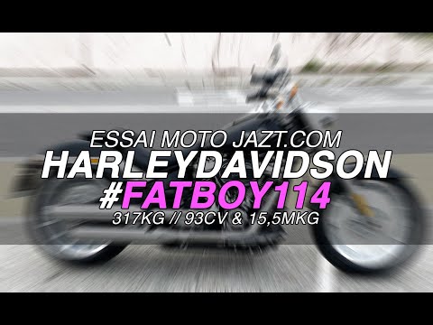 Harley Davidson FatBoy 114 : le custom Américain bien fat !