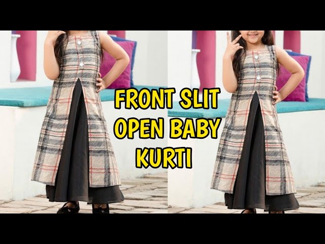 Baby dress from old kurti पुरानी कुर्ती से बनायें खूबसूरत सा बेबी फ्रॉक -  YouTube