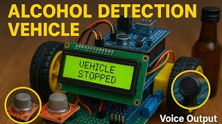 Alcohol Detection Vehicle using Arduino | Voice Alert + LCD Display | Engineering Final Year Project