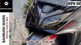 Custome lampu depan vario 125 old | LED DINAMO