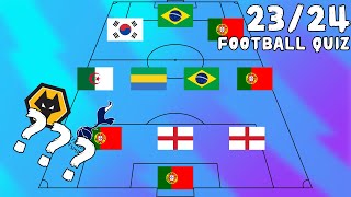 선수 국적 보고 축구 클럽 팀 맞추기 23/24시즌 EPL 20팀 football quiz epl