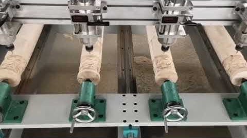 multi Rotary multi spindle 4 Axis 3d Cylinder wood carving cnc router