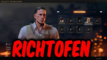 How to UNLOCK RICHTOFEN in Blackout - Zombies Primis Character - Black Ops 4
