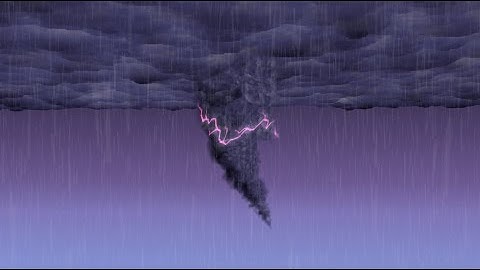 Tornado with Lightning - Faux 3D Stylized Animation, After Effects