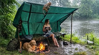 250 DAYS ALONE IN THE WILDERNESS: Building a Survival Shelter & Facing Extreme Challenges