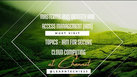 Mastering AWS Identity and Access Management (IAM) for Secure Cloud Computing -Session 2 #youtube